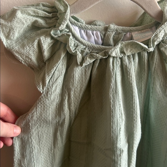 Edgehill Collection Light Green Ruffled Dress - Picture 4 of 4